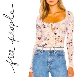 NWT Free People Make It Easy Top in Whats Your Shade LARGE